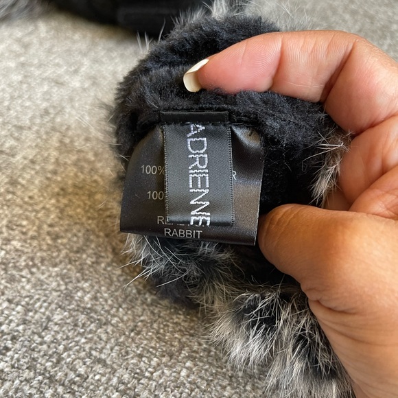 Adrienne Landau Pom Pom Beanie and Gloves - Picture 5 of 6